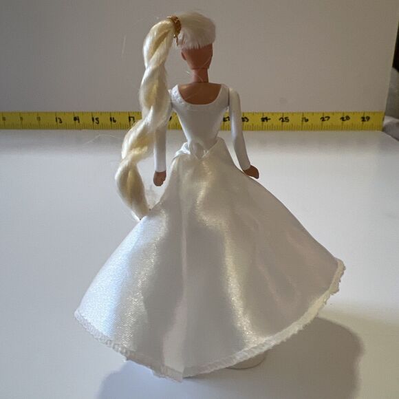 RARE Barbie Holiday Wedding Gold Vintage Original Mattel Barbie Happy Meal Toy - Picture 3 of 5
